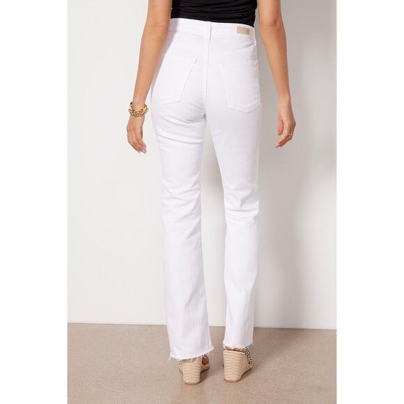 AG Adriano Goldschmied Alexxis Boot White Denim Jeans High Rise Vintage Fit 31R - Picture 2 of 13